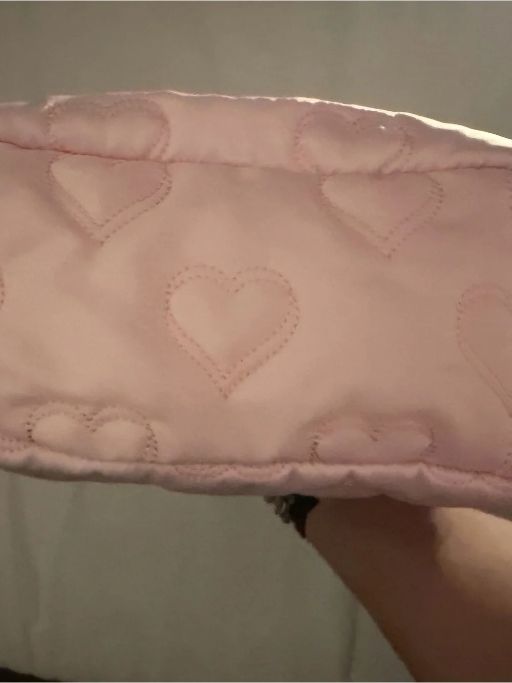 Stoney Clover Lane X Target Light Pink Quilted Heart Cosmetic Pouch